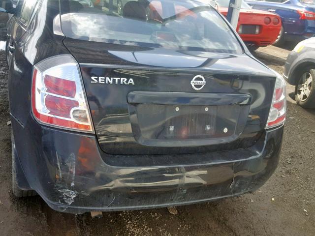 3N1AB61EX9L672002 - 2009 NISSAN SENTRA 2.0 BLACK photo 9