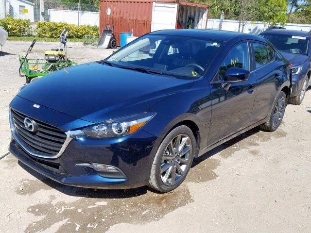 3MZBN1V34JM207537 - 2018 MAZDA 3 TOURING BLUE photo 2