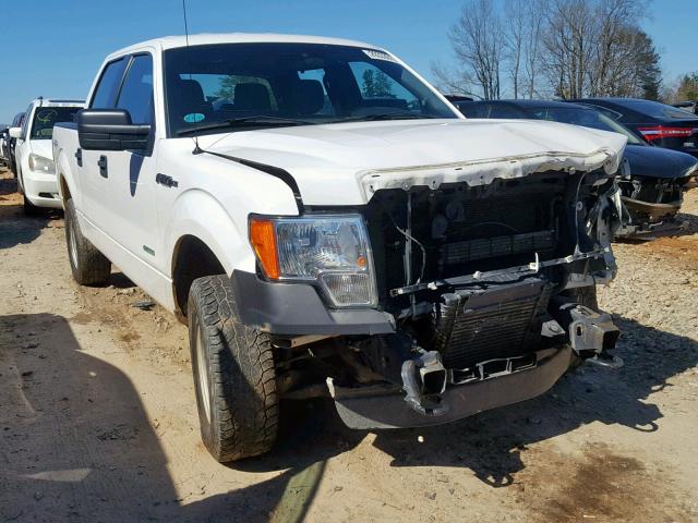 1FTFW1ET2DFD08095 - 2013 FORD F150 SUPER WHITE photo 1