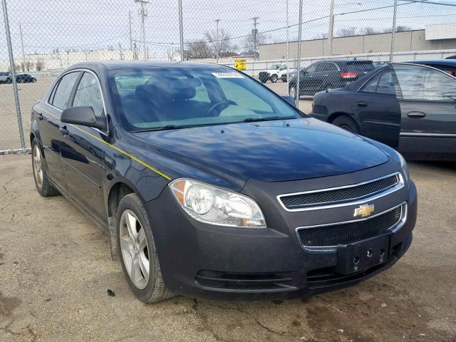 1G1ZB5EB1AF183036 - 2010 CHEVROLET MALIBU LS BLACK photo 1