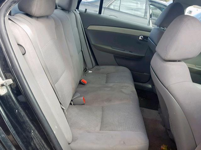 1G1ZB5EB1AF183036 - 2010 CHEVROLET MALIBU LS BLACK photo 6
