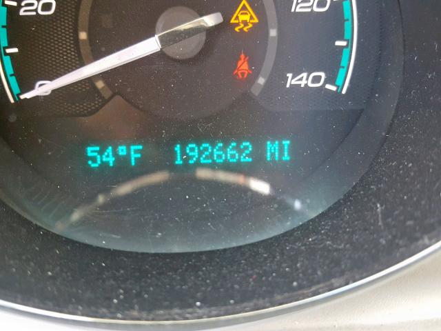 1G1ZB5EB1AF183036 - 2010 CHEVROLET MALIBU LS BLACK photo 8