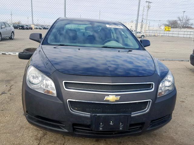 1G1ZB5EB1AF183036 - 2010 CHEVROLET MALIBU LS BLACK photo 9
