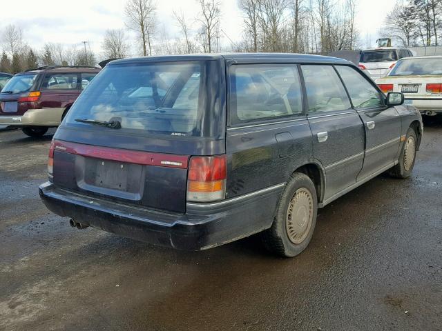 4S3BJ632XN7906421 - 1992 SUBARU LEGACY L BLACK photo 4