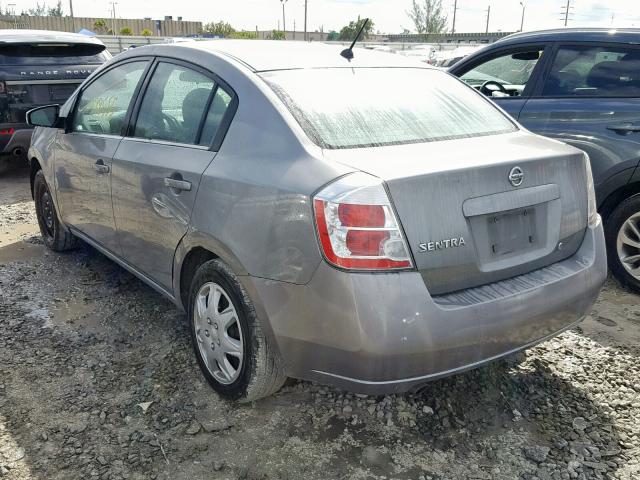 3N1AB61E68L689779 - 2008 NISSAN SENTRA 2.0 GRAY photo 3