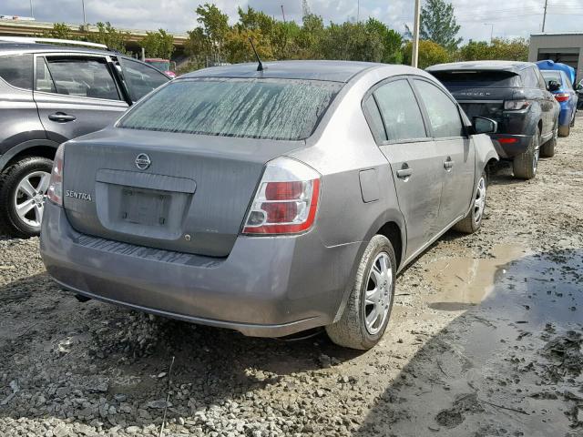 3N1AB61E68L689779 - 2008 NISSAN SENTRA 2.0 GRAY photo 4