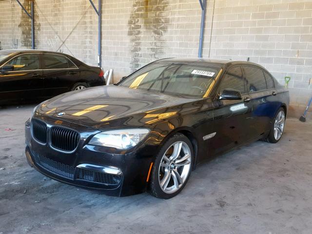 WBAKB8C51BCY65230 - 2011 BMW 750LI GRAY photo 2
