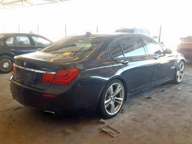 WBAKB8C51BCY65230 - 2011 BMW 750LI GRAY photo 4
