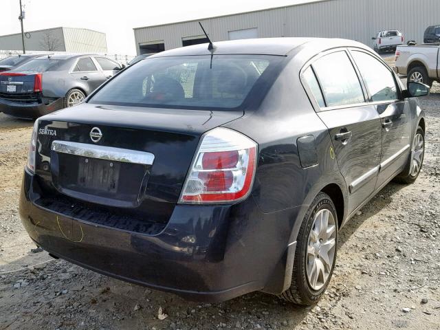 3N1AB6AP1AL705216 - 2010 NISSAN SENTRA 2.0 BLACK photo 4