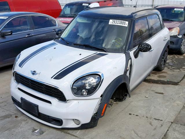 WMWZC3C53DWP20612 - 2013 MINI COOPER S C WHITE photo 2