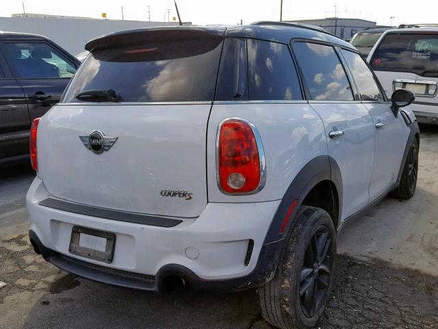 WMWZC3C53DWP20612 - 2013 MINI COOPER S C WHITE photo 4