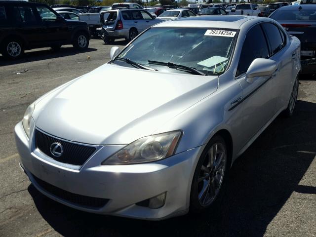 JTHBK262X62002633 - 2006 LEXUS IS 250 SILVER photo 2