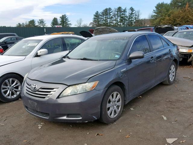 4T1BB46K98U052973 - 2008 TOYOTA CAMRY HYBR GRAY photo 2