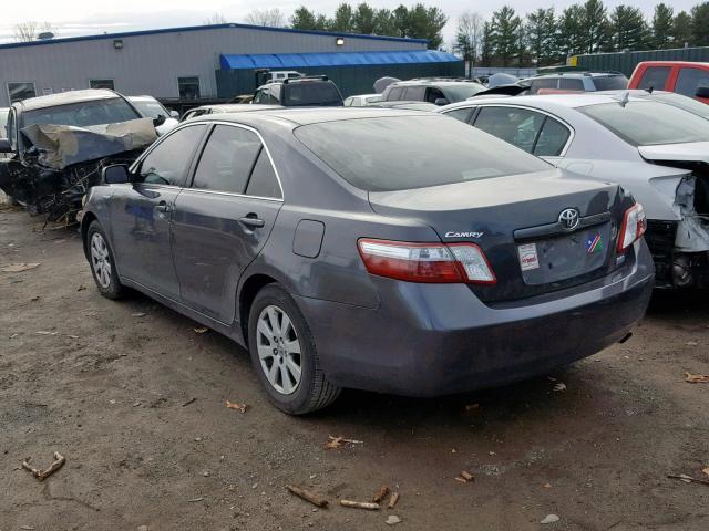 4T1BB46K98U052973 - 2008 TOYOTA CAMRY HYBR GRAY photo 3