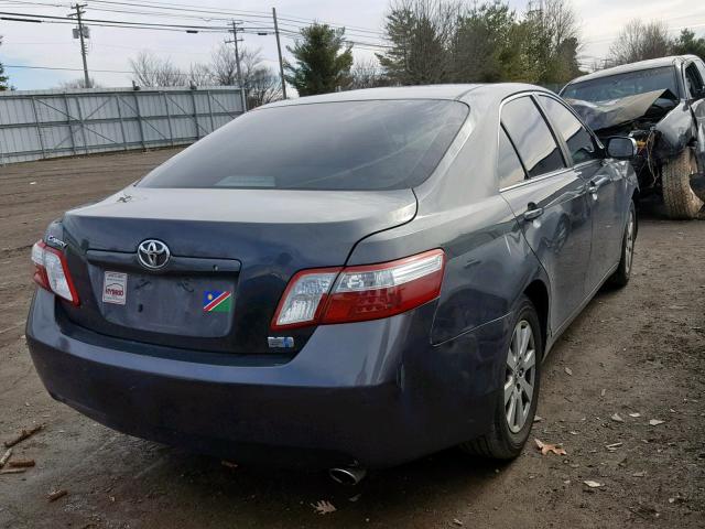 4T1BB46K98U052973 - 2008 TOYOTA CAMRY HYBR GRAY photo 4