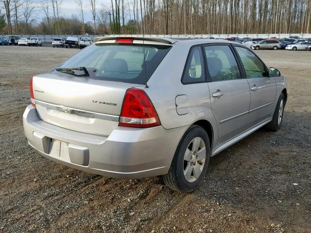 1G1ZT61846F107119 - 2006 CHEVROLET MALIBU MAX SILVER photo 4