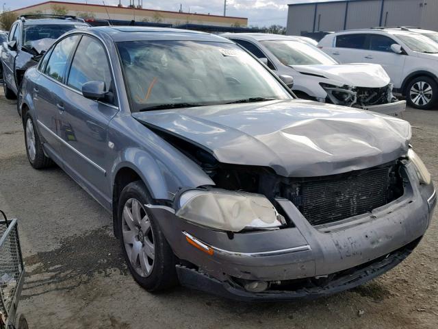 WVWRH63B21E149742 - 2001 VOLKSWAGEN PASSAT GLX SILVER photo 1