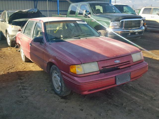 1FAPP36X3NK139508 - 1992 FORD TEMPO GL RED photo 1