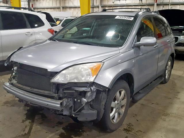 JHLRE48787C039352 - 2007 HONDA CR-V EXL SILVER photo 2