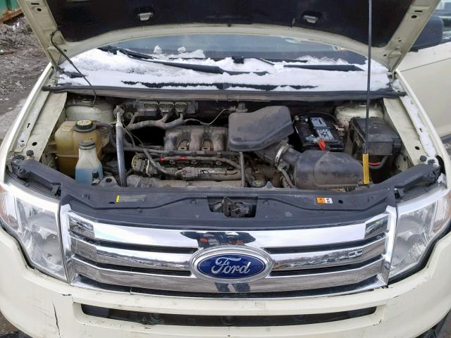 2FMDK36C58BA47383 - 2008 FORD EDGE SE CREAM photo 7