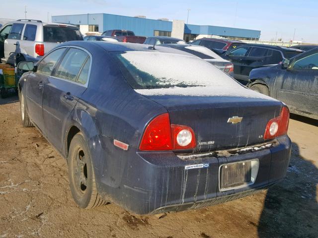 1G1ZG57B984218975 - 2008 CHEVROLET MALIBU LS BLUE photo 3