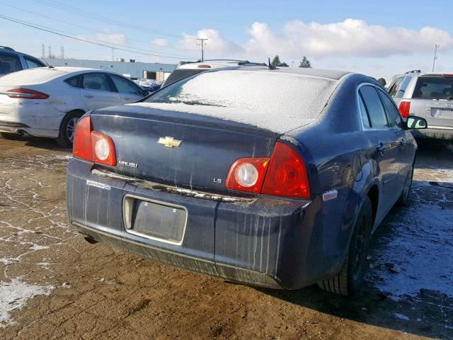 1G1ZG57B984218975 - 2008 CHEVROLET MALIBU LS BLUE photo 4