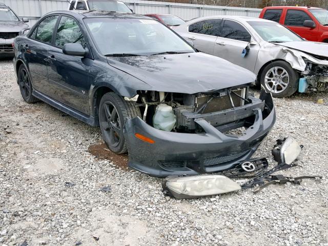 1YVHP80D555M73963 - 2005 MAZDA 6 S BLACK photo 1