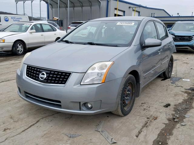 3N1AB61E58L759742 - 2008 NISSAN SENTRA 2.0 GRAY photo 2