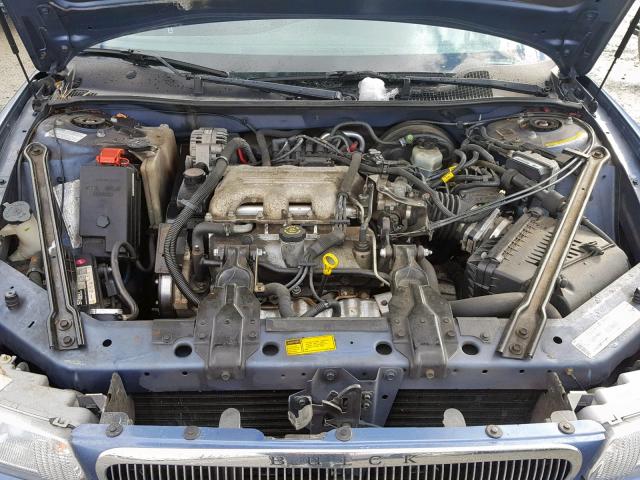 2G4WS52M5X1637476 - 1999 BUICK CENTURY CU BLUE photo 7