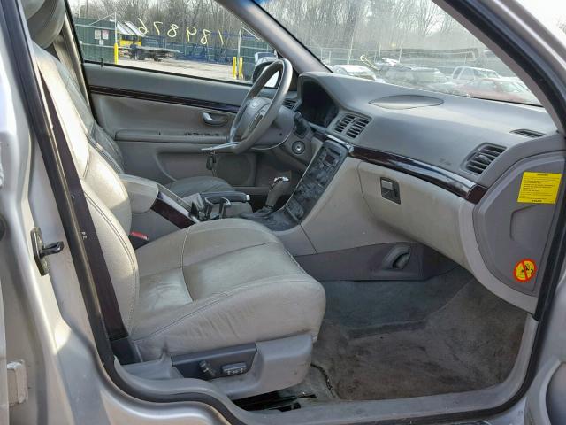 YV1TS91D421264794 - 2002 VOLVO S80 T6 TUR SILVER photo 5