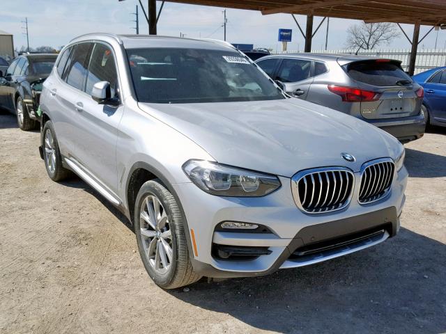 5UXTR7C59KLF25807 - 2019 BMW X3 SDRIVE3 Plata foto 1