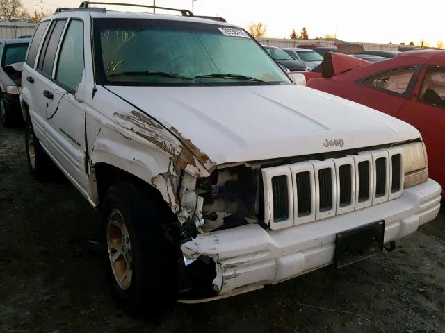 1J4GZ78S8WC217896 - 1998 JEEP GRAND CHER WHITE photo 1