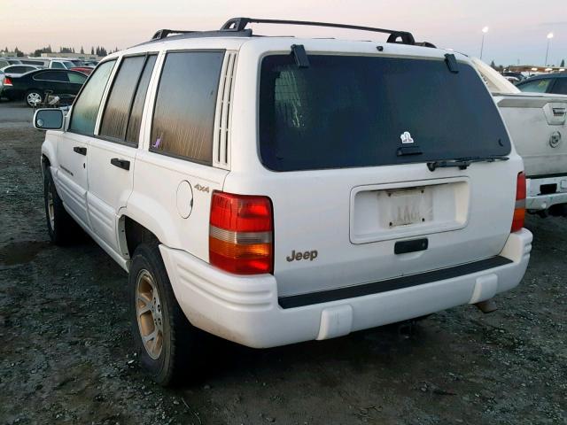 1J4GZ78S8WC217896 - 1998 JEEP GRAND CHER WHITE photo 3