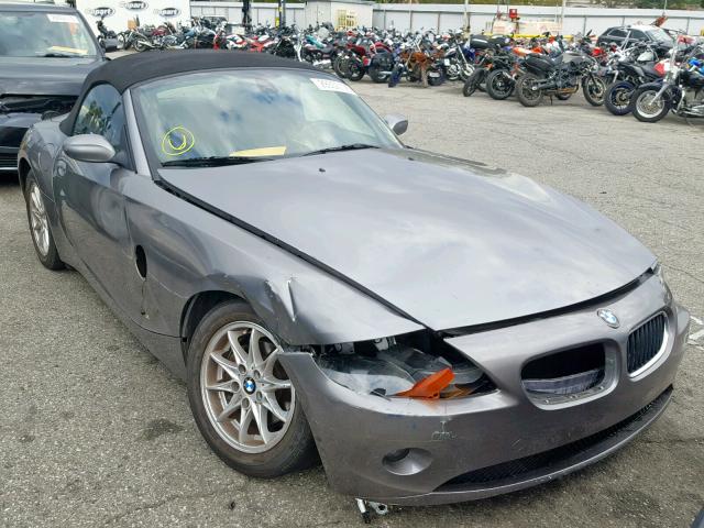 4USBT33554LS49840 - 2004 BMW Z4 2.5 CHARCOAL photo 1