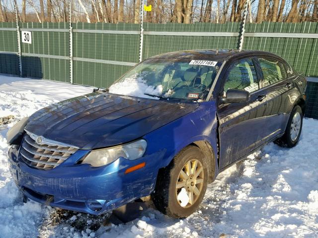 1C3LC46K38N265163 - 2008 CHRYSLER SEBRING LX BLUE photo 2