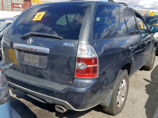 2HNYD18735H511469 - 2005 ACURA MDX TOURIN GREEN photo 4