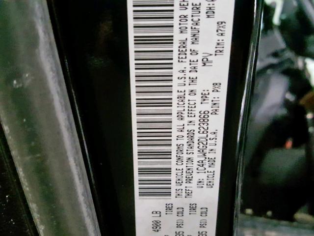 1C4AJWAG2DL623866 - 2013 JEEP WRANGLER S BLACK photo 10