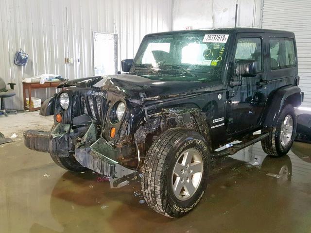 1C4AJWAG2DL623866 - 2013 JEEP WRANGLER S BLACK photo 2