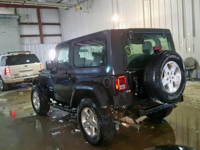 1C4AJWAG2DL623866 - 2013 JEEP WRANGLER S BLACK photo 3