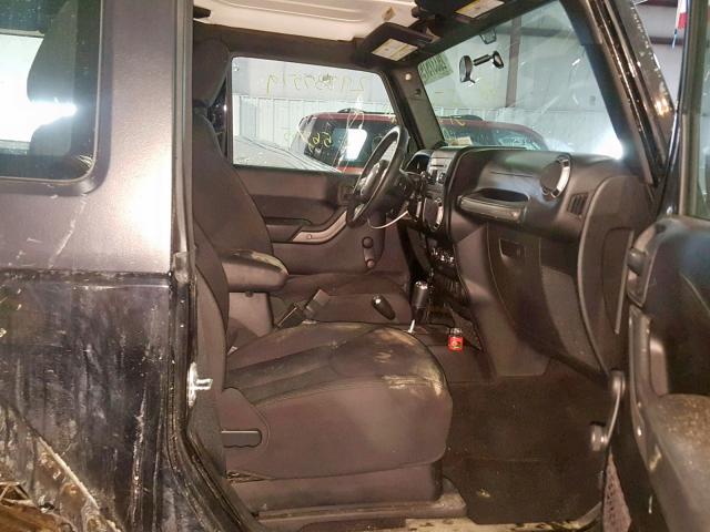 1C4AJWAG2DL623866 - 2013 JEEP WRANGLER S BLACK photo 5