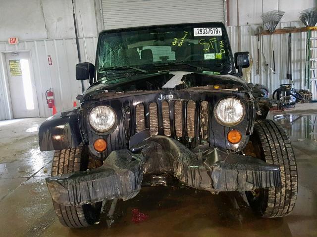 1C4AJWAG2DL623866 - 2013 JEEP WRANGLER S BLACK photo 9