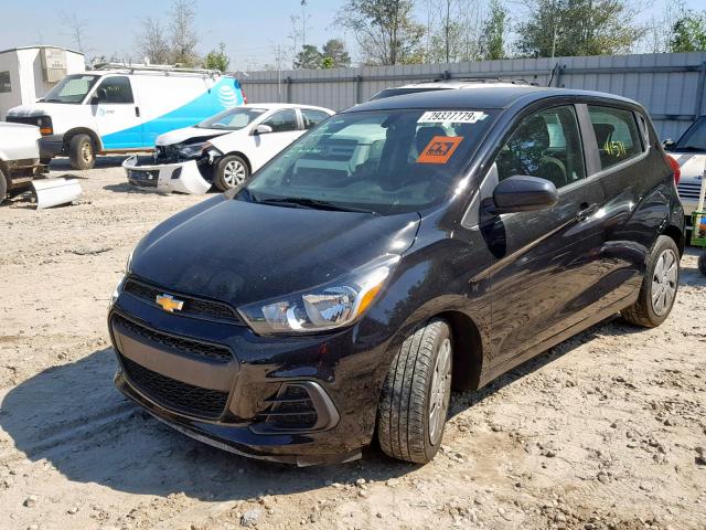 KL8CB6SA3HC755775 - 2017 CHEVROLET SPARK LS BLACK photo 2