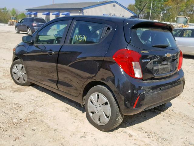 KL8CB6SA3HC755775 - 2017 CHEVROLET SPARK LS BLACK photo 3