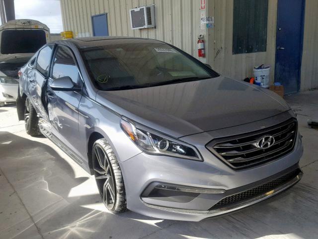 5NPE34AF2HH578753 - 2017 HYUNDAI SONATA SPO GRAY photo 1