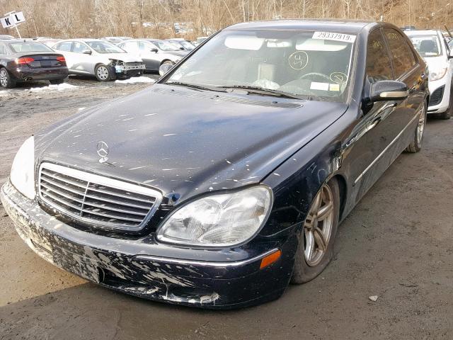 WDBNG70J1YA031216 - 2000 MERCEDES-BENZ S 430 BLACK photo 2