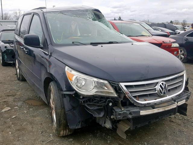 2V4RW3DG5BR670186 - 2011 VOLKSWAGEN ROUTAN SE BLACK photo 1