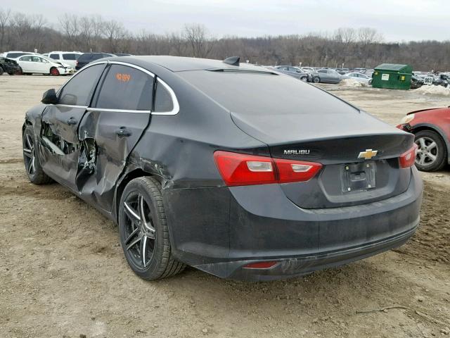 1G1ZB5ST7HF240248 - 2017 CHEVROLET MALIBU LS BLACK photo 3