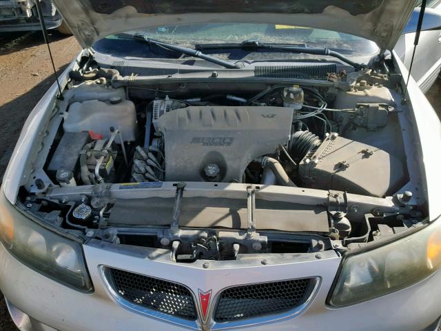 1G2HX52K54U206153 - 2004 PONTIAC BONNEVILLE SILVER photo 7