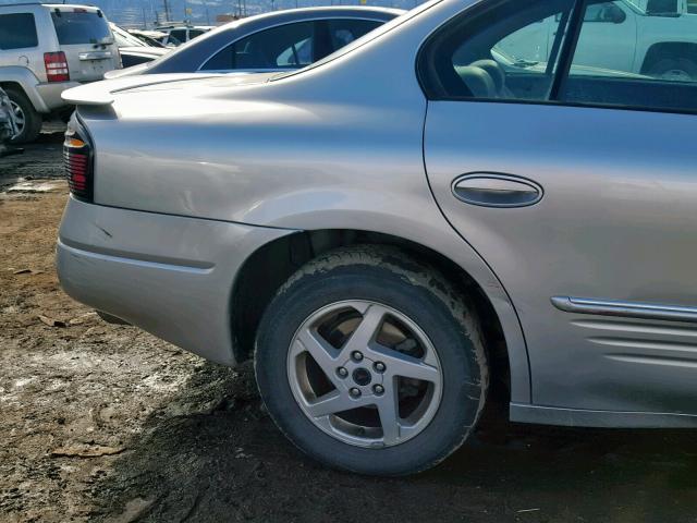 1G2HX52K54U206153 - 2004 PONTIAC BONNEVILLE SILVER photo 9