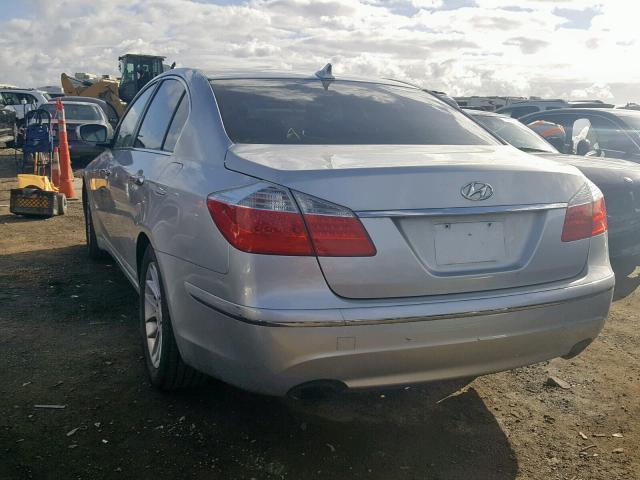 KMHGC46E69U021582 - 2009 HYUNDAI GENESIS 3. SILVER photo 3